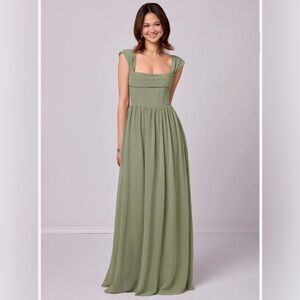Azazie Barbie 1036 Pistachio Bridesmaid dress